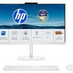 HP OmniStudio All-in-One, Intel Core 3 (i3 14th gen), (8GB DDR5, 512GB SSD) FHD, IPS, Anti-Glare, 23.8”(60.5cm), Win 11, Office 24, Cotton White, 4.98kg, Dual 3 W Speakers, FHD IR Camera, 24-cu0561in